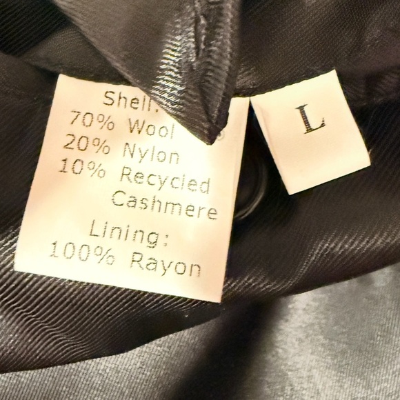 Baracuta Men’s Premium L Overcoat Wool Nylon Recycled Cashmere Made in Bulgaria - Picture 14 of 15